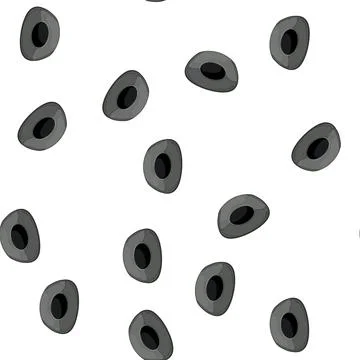 Pattern cute cat tree cartoon vector Stock Illustration