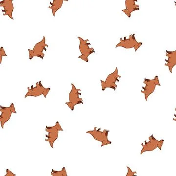 Pattern cute dinosaur character cartoon vector Stock Illustration