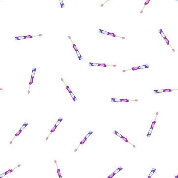 Pattern cute kid toothbrush cartoon vector Illustrazione stock