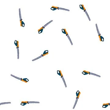 Pattern cutting tree trimmer cartoon vector Stock Illustration