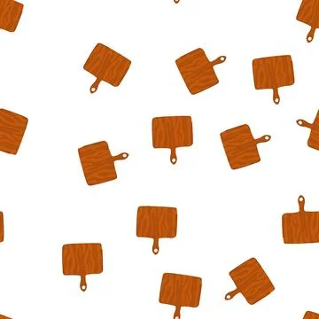Pattern cutting wooden pizza board cartoon vector Stock Illustration