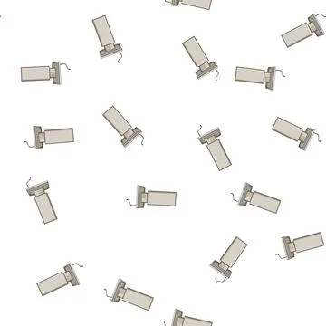 Pattern cylinder podium cartoon vector イラスト素材
