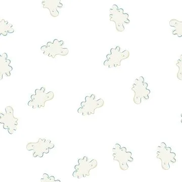 Pattern dairy milk splash cartoon vector Illustrazione stock