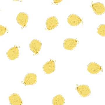 Pattern dairyfree nut milk strainer bag cartoon vector Stock Illustration