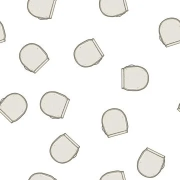 Pattern dairyfree nut milk strainer bag cartoon vector Stock Illustration