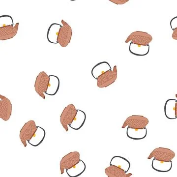 Pattern dallah arabic tea pot cartoon vector Stockillustratie
