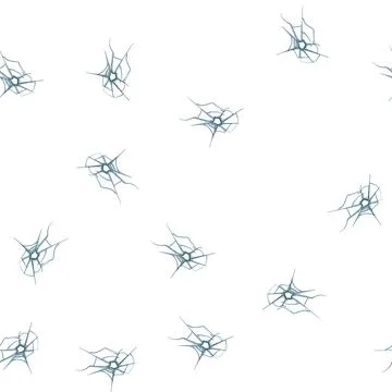 Pattern damage broken glass cartoon vector Stockillustratie