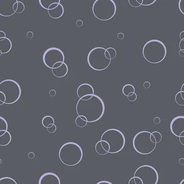 Pattern, on a dark gray background light bubbles, vector illustration, Stock Illustration
