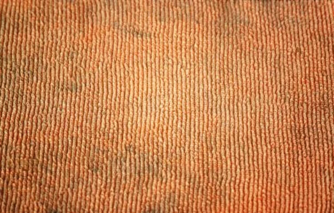 Pattern of dark orange fabric. Foto stock
