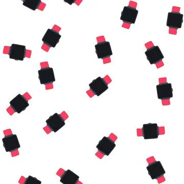 Pattern data biometric bracelet cartoon vector 스톡 일러스트