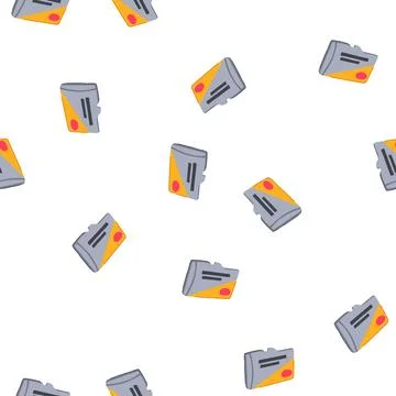 Pattern data microsd card cartoon vector 스톡 일러스트