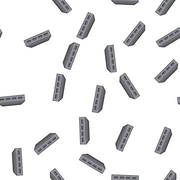 Pattern data usb hub cartoon vector Illustrazione stock