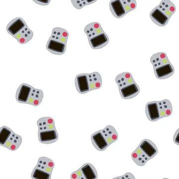 Pattern data voting clicker cartoon vector Illustrazione stock