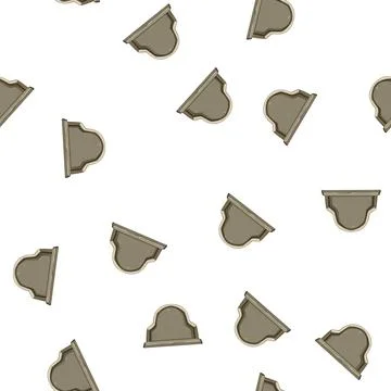 Pattern death headstone cartoon vector イラスト素材