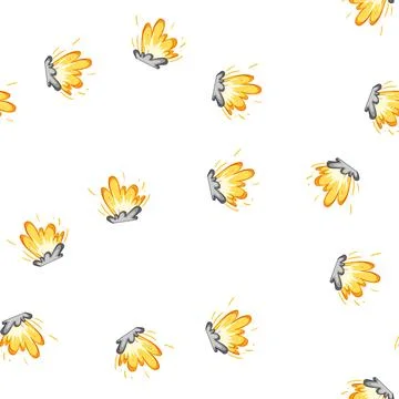 Pattern debris explosion effect cartoon vector イラスト素材