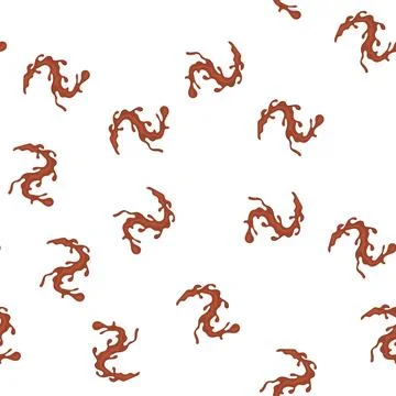 Pattern decadent chocolate splash cartoon vector 스톡 일러스트