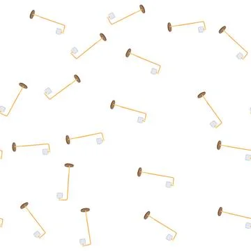 Pattern decor floor lamp cartoon vector Stock Illustration