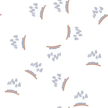 Pattern decor macrame wall hanging cartoon vector Stock Illustration