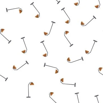 Pattern decor torchere cartoon vector Illustrazione stock