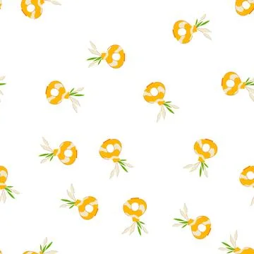 Pattern decor vase flower cartoon vector 스톡 일러스트