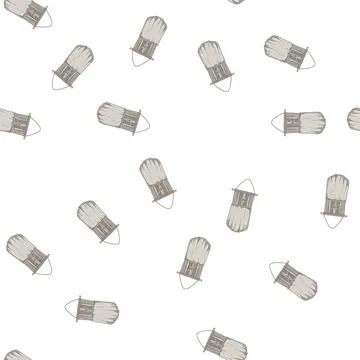Pattern decoration macrame wall hanging cartoon vector イラスト素材