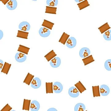 Pattern decoration snow ball cartoon vector 스톡 일러스트