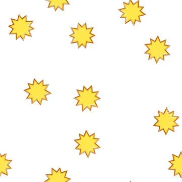 Pattern decoration star cartoon vector イラスト素材