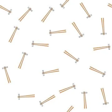 Pattern decorative chopstick rest cartoon vector Stock Illustration