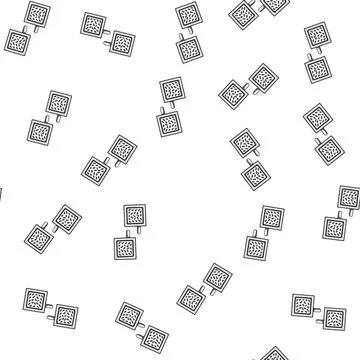 Pattern decorative cufflinks cartoon vector Stock Illustration