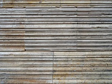 Pattern of decorative slate stone wall Stock Photos