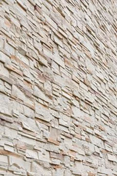 Pattern of decorative stone wall background Foto stock