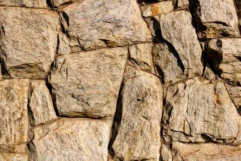 Pattern of decorative stone wall background Foto stock