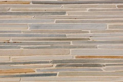 Pattern of decorative stone wall background Stock Photos