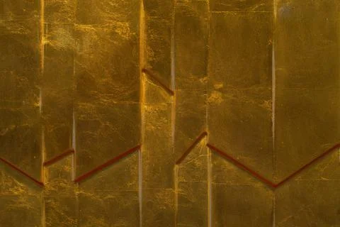 Pattern of decorative stone wall background Stock Photos