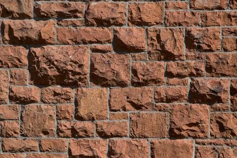 Pattern of decorative stone wall background.Stone wall texture. random size Stock Photos