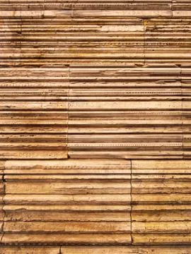 Pattern of decorative stone wall Stock Photos