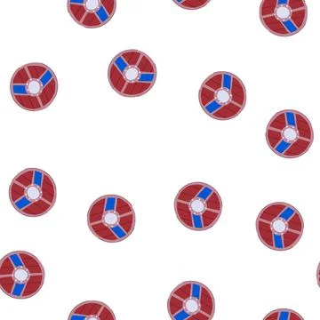 Pattern defense viking shield cartoon vector Stock Illustration