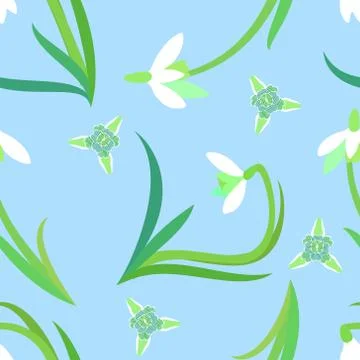 Pattern with delicate white wildflowers and circles. 스톡 일러스트