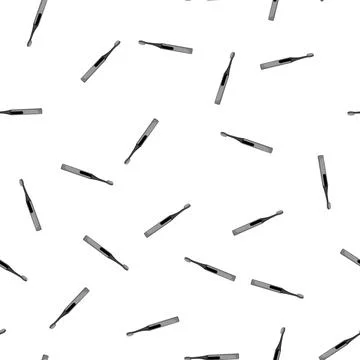 Pattern dental tooth brush cartoon vector Stock Illustration