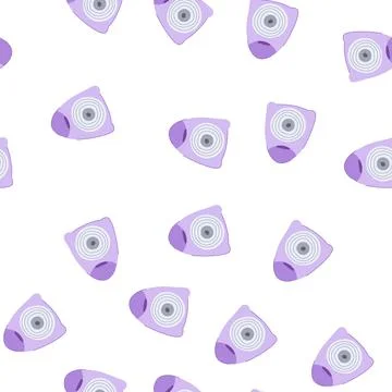 Pattern dentist dental floss cartoon vector イラスト素材