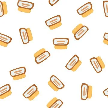 Pattern dermatology dry skin cream cartoon vector Ilustración de archivo