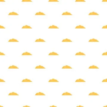 Pattern of desert sand dunes on white background Stock Illustration
