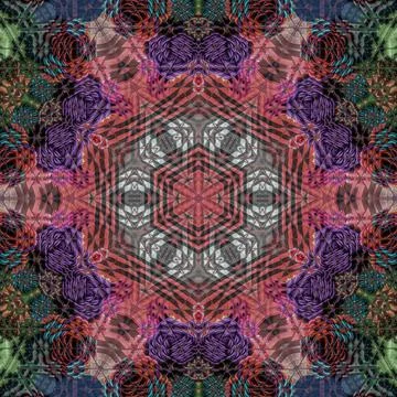 Pattern design for any background printing 库存插图