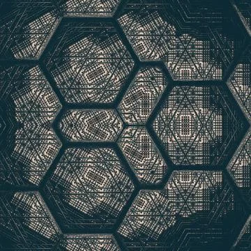 Pattern design for background and interior Illustrazione stock