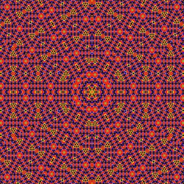 Pattern design for background and interior Illustrazione stock