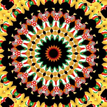 Pattern design for background and interior Illustrazione stock