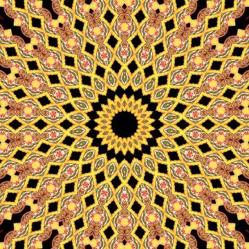 Pattern design for background and interior Illustrazione stock