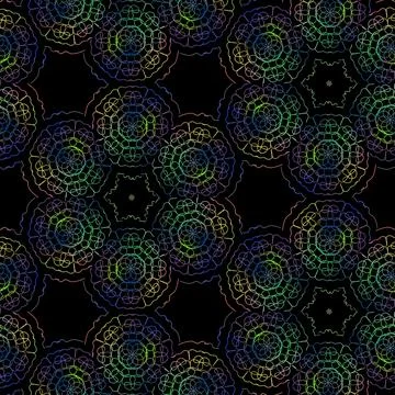 Pattern design for background and interior Stock Illustration