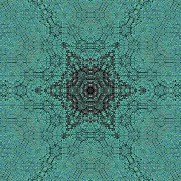 Pattern design for background and interior Illustrazione stock