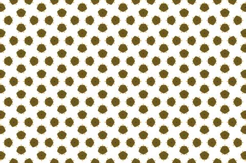 A pattern design of brown dots on a white background Illustrazione stock